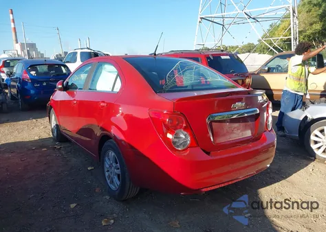 2012 Chevrolet Sonic 2Lt из США, поврежденный, VIN 1G1JC5SHXC4134144